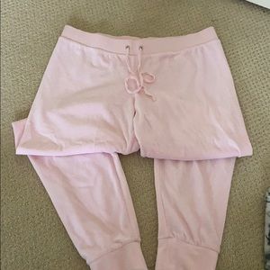 Pastel Pink JUICY Velour Joggers